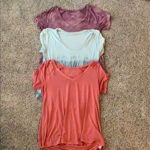 3 American Eagle soft & sexy T shirts